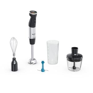 Mixer vertical TEFAL Quickchef+ HB67E830, 0.8l, 1000W, 20 trepte viteza, negru-argintiu