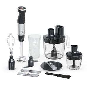 Mixer vertical TEFAL Quickchef+ HB67G830, 0.8l, 1000W, 20 trepte viteza, negru-argintiu