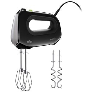 Mixer de mana BRAUN MultiMix 2 HM2110BK, 500W, 4 trepte viteza, negru