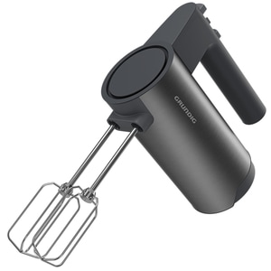 Mixer de mana GRUNDIG Delisia Novus HM7140, 500W, 4 trepte viteza, gri inchis-negru