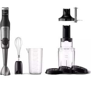 Mixer vertical PHILIPS Seria 5000 HR2684/00, 0.7l, 1200W, 2 trepte viteza, negru-argintiu