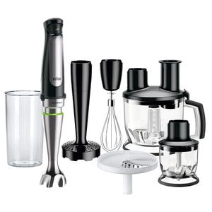 Mixer vertical BRAUN MultiQuick 7 MQ7087X, 1.5l, 1000W, viteza variabila, negru-argintiu