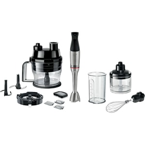 Mixer vertical BOSCH ErgoMaster MSM6M8X1, 1.25l, 1200W, viteza variabila, argintiu-negru
