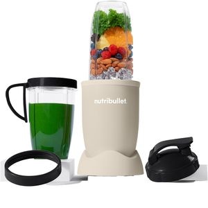 Blender NUTRIBULLET Pro Mineral NB907MASN, 0.9l, 1 treapta viteza, 900W, bej