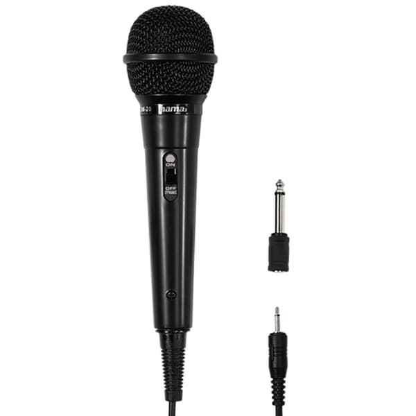 Salvation Permanent On the head of Microfon dinamic karaoke HAMA DM 20, Jack 3.5 mm, Jack 6.3 mm, negru