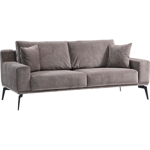 Canapea fixa Cecile 1, 2 locuri, 198 x 106 x 80 cm, grej