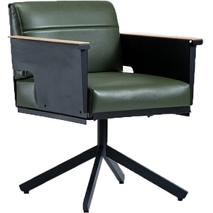 Fotoliu Troy Mini, metal-textil, verde-negru