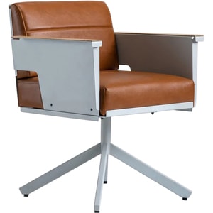 Fotoliu Troy Mini, metal-textil, gri-maro