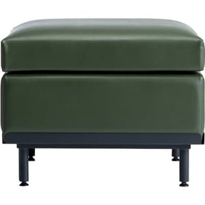 Taburet Troy Ottoman, verde-negru