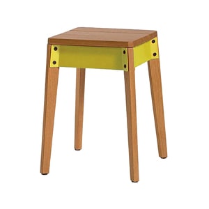 Taburet Josh Stool, maro deschis-galben