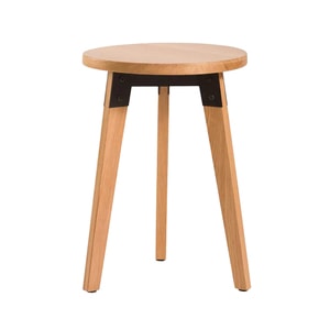 Taburet Neo Mini, maro deschis-negru
