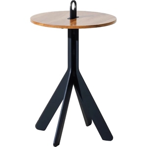 Masuta cafea Play, maro deschis-negru, 36 x 58.7