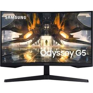 Monitor Gaming LED VA SAMSUNG Odyssey G5 LS27AG550EPXEN, 27", WQHD, 165Hz, FreeSync Premium, HDR, negru