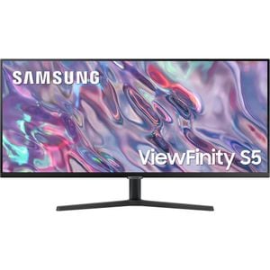 Monitor LED VA SAMSUNG ViewFinity S5 LS34C500GAUXEN, 34", WQHD, 100Hz, HDR10, AMD FreeSync, negru