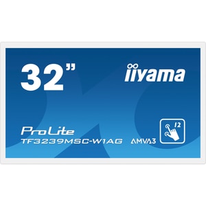 Display profesional IIYAMA ProLite TF3239MSC-W1AG, 32", Full HD, Touch, 60Hz, alb