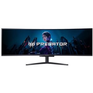 Monitor Gaming curbat OLED ACER Predator X49, 49", DQHD, 240Hz, AMD FreeSync Premium, HDR400, Boxe, negru
