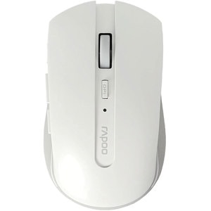Mouse Wireless RAPOO 7200M, Dual Mode, 1600 dpi, Bluetooth, alb
