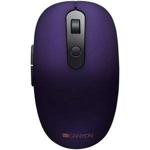 Mouse Wireless CANYON MW-9, Dual Mode, 1600 dpi, Bluetooth, violet