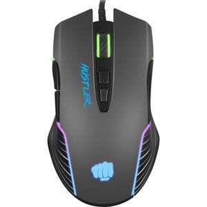Mouse Gaming FURY Hustler, 6400 dpi, negru