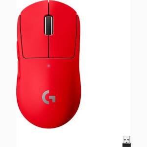 Mouse Gaming Wireless LOGITECH G Pro X Superlight, 25400 dpi, red