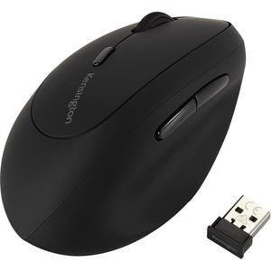 Mouse Wireless KENSINGTON Pro Fit, Vertical, 1600 dpi, pentru stangaci, negru