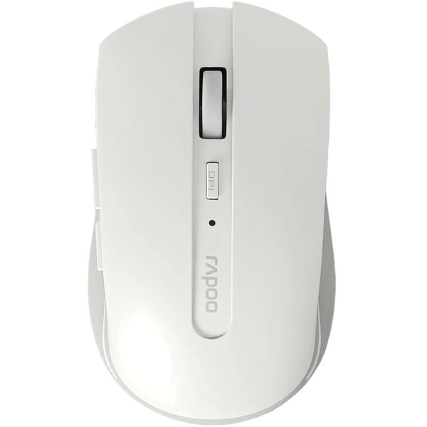wealth snow traffic Mouse Wireless RAPOO 7200M, Dual Mode, 1600 dpi, Bluetooth, alb