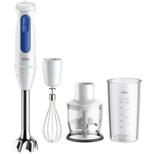 Mixer vertical BRAUN MQ30202M, 0.6l, 900W, 2 trepte viteza, alb-albastru