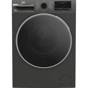 Masina de spalat rufe frontala BEKO B3WFU48415MB2ES, EnergySpin, SteamCure, 8 kg, 1400rpm, Clasa A, gri inchis
