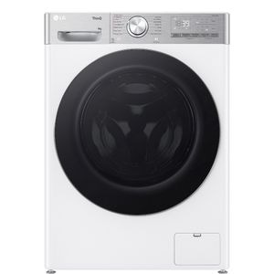 Masina de spalat rufe frontala slim LG F2WR909P3W, AI Direct Drive, 9 kg, 1200rpm, Clasa A, alb
