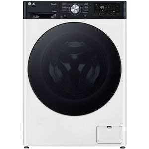 Masina de spalat rufe frontala cu uscator LG F4DR711S2H, Steam, AI DD, 11/6 kg, 1400rpm, Clasa A/D, alb