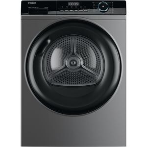 Uscator de rufe HAIER HD90-A3939R-S, Pompa de caldura, 9 kg, 15 programe, Clasa A+++, antracit