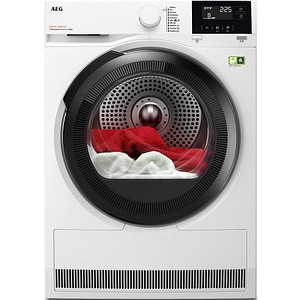 Uscator de rufe AEG TR8184E, AbsoluteCare, Pompa de caldura, 8 kg, 10 programe, Clasa A+++, alb