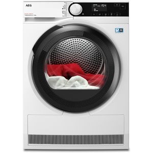 Uscator de rufe AEG TR8384, AbsoluteCare, Pompa de caldura, 8 kg, 12 programe, Clasa A+++, alb