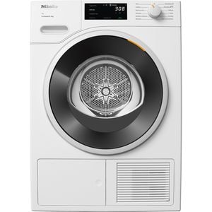 Uscator de rufe MIELE TWD 640 WP EcoSpeed, Pompa de caldura, 9 kg, 12 programe, Clasa C, Wi-Fi, alb