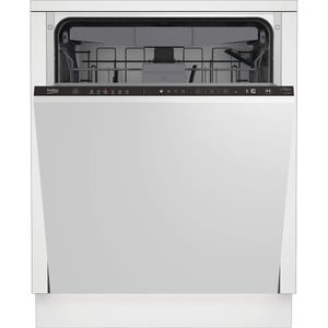 Masina de spalat vase incorporabila BEKO BDIN36535, 15 seturi, 6 programe, 60 cm, Clasa D, panou comanda negru