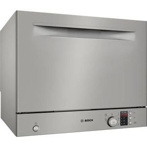 Masina de spalat vase independenta BOSCH SKS2ITI00E, 6 seturi, 6 programe, 55 cm, Clasa E, argintiu