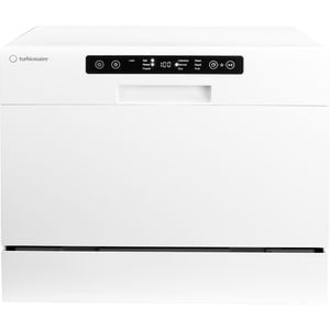 Masina de spalat vase independenta TURBIONAIRE AVA 6 TPDSAVA6CT, 6 seturi , 6 programe, 55 cm, Clasa D, alb