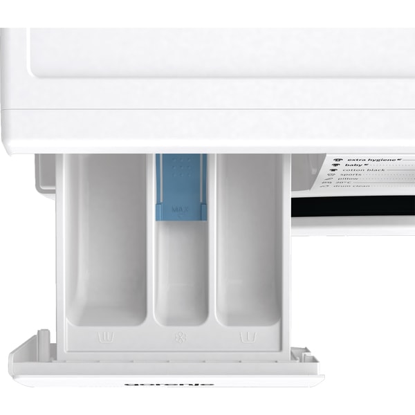 Masina de spalat rufe frontala slim GORENJE WNHPI72SCS, SteamTech, 7 kg, 1200rpm, Clasa C, alb
