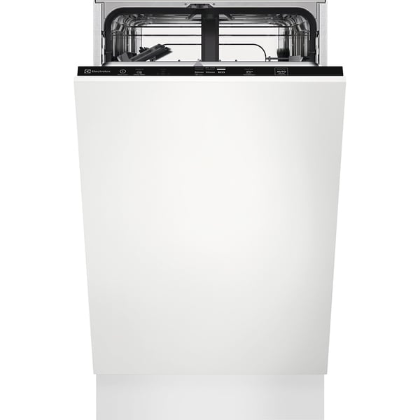 Masina de spalat vase incorporabila ELECTROLUX EEA22100L, 9 seturi, 6 programe, 45 cm, Clasa F, panou comanda negru