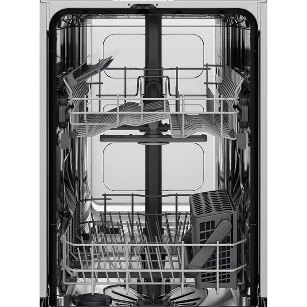 Masina de spalat vase incorporabila ELECTROLUX EEA22100L, 9 seturi, 6 programe, 45 cm, Clasa F, panou comanda negru