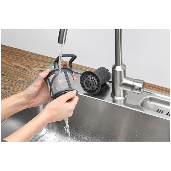 Masina de spalat vase incorporabila ELECTROLUX EEG48300L, 14 seturi, 8 programe, 60 cm, Clasa D, panou comanda negru