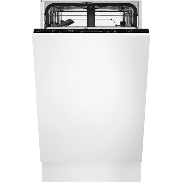 Masina de spalat vase incorporabila ELECTROLUX EES42210L, 9 seturi, 8 programe, 45 cm, Clasa E, panou comanda negru