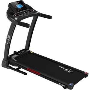 Banda de alergat MYRIA Fit MY7291, viteza maxima 14km/h, greutate suportata 100kg, negru