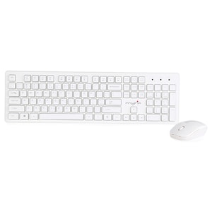Kit tastatura si mouse Wireless MYRIA MY8520, USB, Layout INT, alb