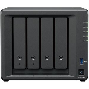 Network Attached Storage SYNOLOGY DS423+, Intel Celeron J4125, 2.7GHz, 2GB, 4-Bays, negru