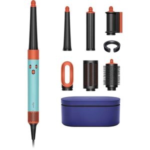 Trusa coafat Multistyler DYSON Airwrap HS08, 90 grade, invelis ceramic, albastru topaz