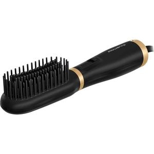 Perie cu aer cald ROWENTA Powerstraight UB5920F0, 500W, 3 trepte de temperatura, Invelis Ceramic, negru-auriu