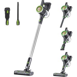 Aspirator vertical EUREKA NEC370GR, 0.65l, 29.6V, autonomie max 40 min, iluminare LED, verde-negru