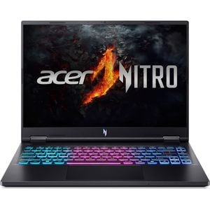Laptop Gaming ACER Nitro 14 AN14-41-R6VW, AMD Ryzen 7 8845HS pana la 5.1GHz, 14.5" WUXGA, 16GB, SSD 512GB, NVIDIA GeForce RTX 4050, Linux, Obsidian Black