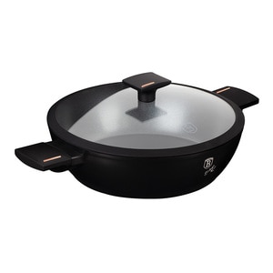 Cratita BERLINGER HAUS Monaco Collection BH7090, 3.8l, 28cm, aluminiu, negru